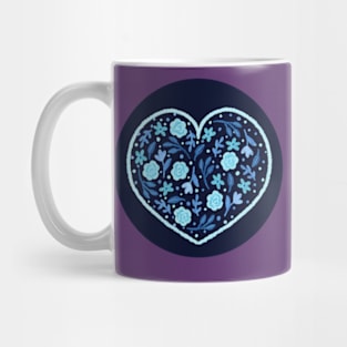 Purple roses. Mug